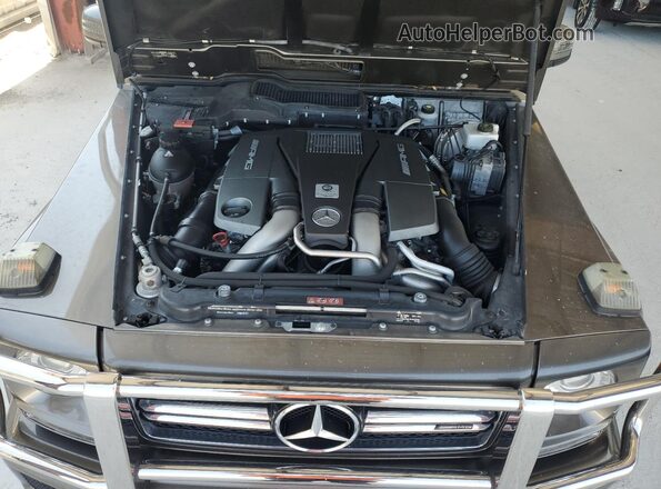 WDCYC7DH4JX288708 2018 MERCEDES-BENZ G-CLASS Green ძრავის განყოფილების ხედი