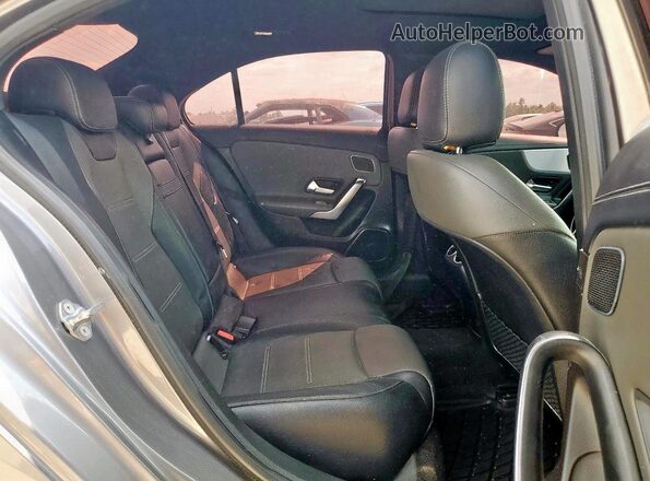 WDD3G4EB9KW000899 2019 MERCEDES-BENZ A Gray უკანა სავარძლების ხედი