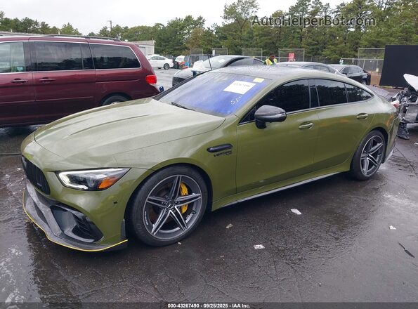 WDD7X8KB6LA012763 2020 MERCEDES-BENZ AMG GT 63 4-DOOR COUPE Green წინა მარცხენა ხედი სამი მეოთხედიდან