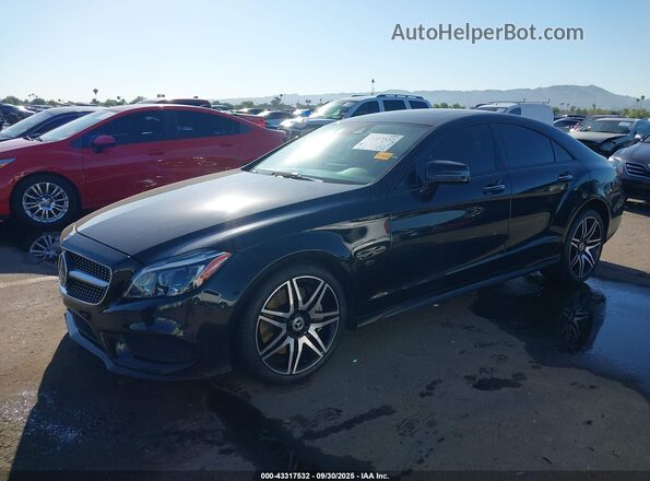 WDDLJ7DBXHA197768 2017 MERCEDES-BENZ CLS-CLASS Black Առջևի ձախ երեք քառորդ տեսարան