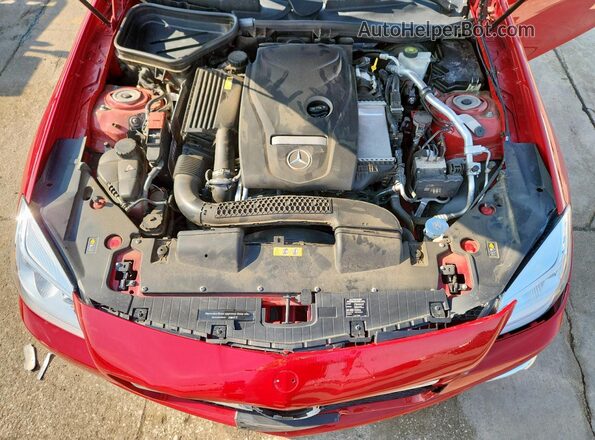 WDDPK3JA0GF124025 2016 MERCEDES-BENZ SLK Red Widok wnętrza z tyłu