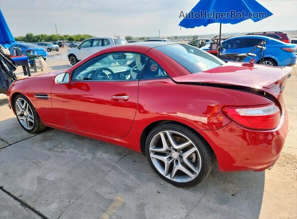 WDDPK3JA0GF124025 2016 MERCEDES-BENZ SLK Red Tył lewy
