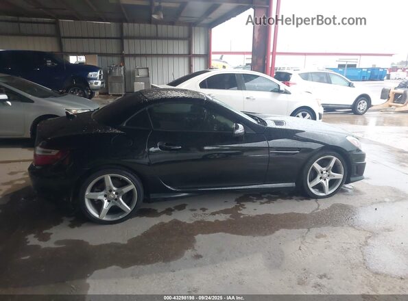 WDDPK3JA6GF119637 2016 MERCEDES-BENZ SLK Black Вид задньої частини салону