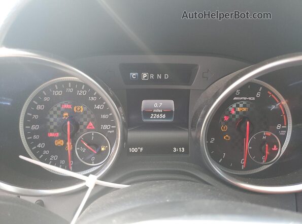 WDDPK6GAXKF162699 2019 MERCEDES-BENZ SLC Charcoal ხელსაწყოთა პანელის ხედი