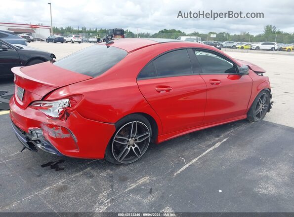 WDDSJ4EB3HN456585 2017 MERCEDES-BENZ CLA 250 Красный 