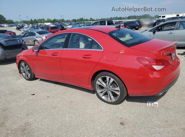 WDDSJ4EB4JN651763 2018 MERCEDES-BENZ CLA-CLASS Red 