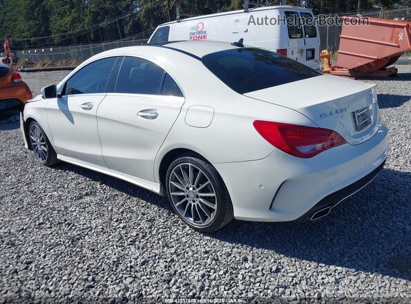 WDDSJ4EB6GN334222 2016 MERCEDES-BENZ CLA 250 White Trasero izquierdo