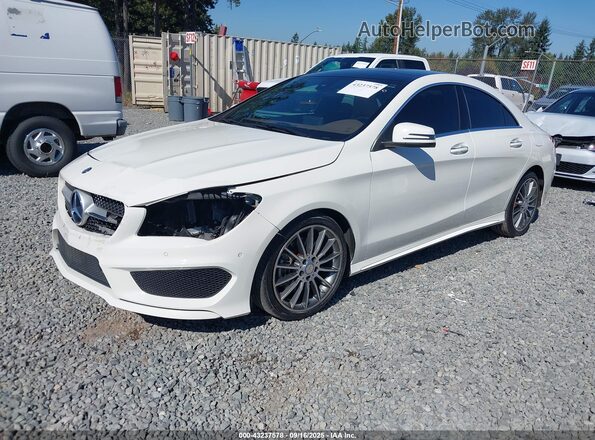 WDDSJ4EB6GN334222 2016 MERCEDES-BENZ CLA 250 White Vista tres cuartos delantera izquierda