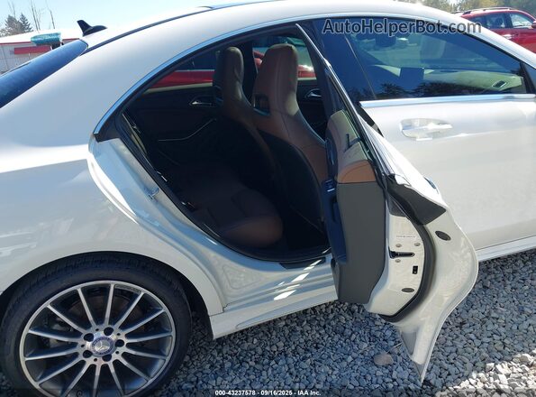 WDDSJ4EB6GN334222 2016 MERCEDES-BENZ CLA 250 White Vista de la etiqueta del VIN