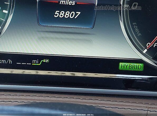 WDDUG6DB3GA255635 2016 MERCEDES-BENZ S 550 PLUG-IN HYBRID Black 