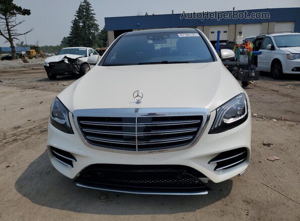 WDDUG6EB2JA353030 2018 MERCEDES-BENZ S White 