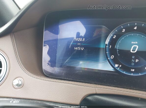 WDDUG6EB4JA350758 2018 MERCEDES-BENZ S-CLASS Серый Вид задних сидений