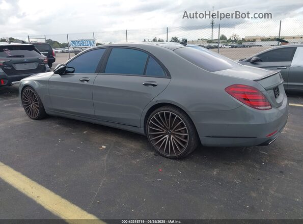 WDDUG6EB4JA350758 2018 MERCEDES-BENZ S-CLASS Серый Задняя левая четверть