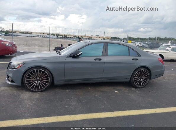 WDDUG6EB4JA350758 2018 MERCEDES-BENZ S-CLASS Серый Панорамный вид салона 360°