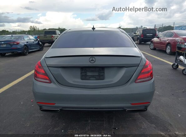 WDDUG6EB4JA350758 2018 MERCEDES-BENZ S-CLASS Серый 