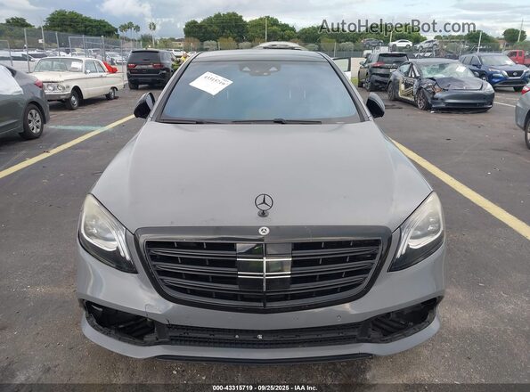 WDDUG6EB4JA350758 2018 MERCEDES-BENZ S-CLASS Серый Вид щитка приборов