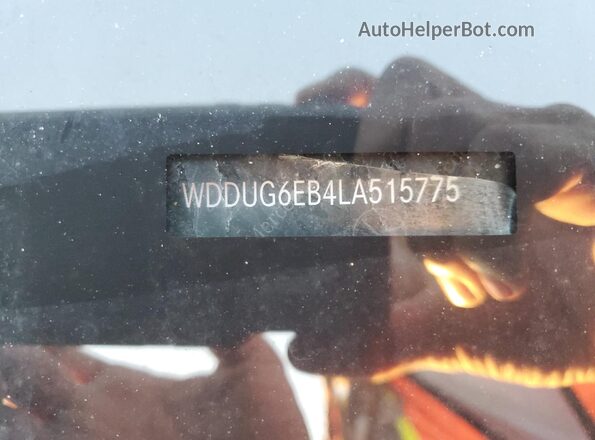 WDDUG6EB4LA515775 2020 MERCEDES-BENZ S Silver Vista del compartimento del motor