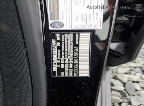 WDDUG6EBXLA508667 2020 MERCEDES-BENZ S Black Vista del compartimento del motor