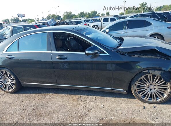 WDDUG8CB8HA304262 2017 MERCEDES-BENZ S-CLASS Черный Вид задней части салона