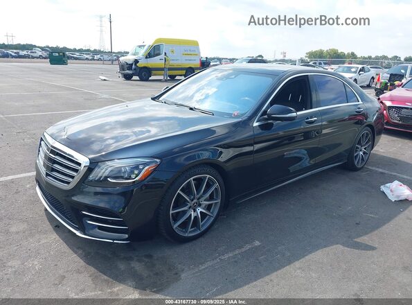 WDDUG8DB8JA397921 2018 MERCEDES-BENZ S-CLASS Черный Передняя левая четверть