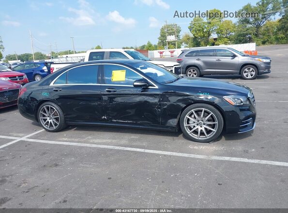 WDDUG8DB8JA397921 2018 MERCEDES-BENZ S-CLASS Черный Вид задней части салона