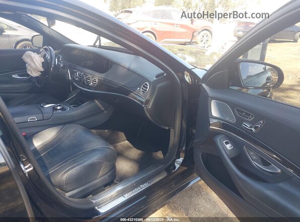 WDDUG8DB8KA454622 2019 MERCEDES-BENZ S Black Widok wnętrza z przodu