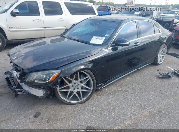 WDDUG8DB9JA396633 2018 MERCEDES-BENZ S-CLASS Black Передня ліва чверть