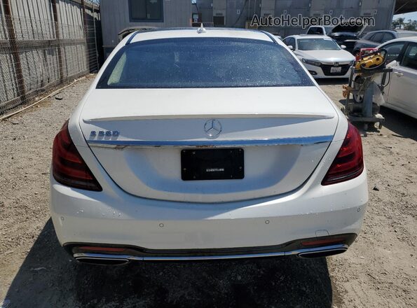 WDDUG8DB9KA445671 2019 MERCEDES-BENZ S White Вид ззаду