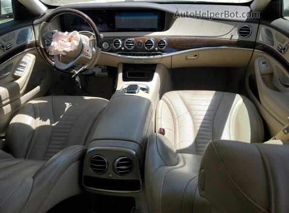 WDDUG8DB9KA445671 2019 MERCEDES-BENZ S White Вид панелі приладів