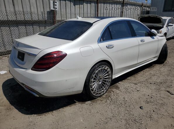 WDDUG8DB9KA445671 2019 MERCEDES-BENZ S White Задня права чверть