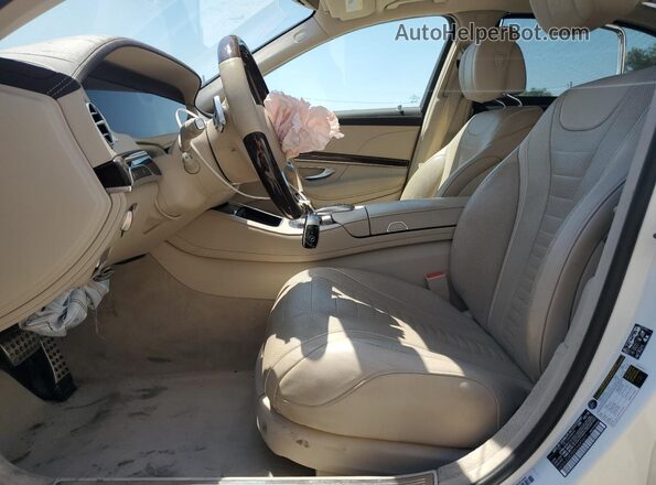 WDDUG8DB9KA445671 2019 MERCEDES-BENZ S White Вид салону спереду
