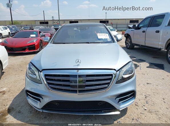 WDDUG8DBXKA480087 2019 MERCEDES-BENZ S Серебряный 