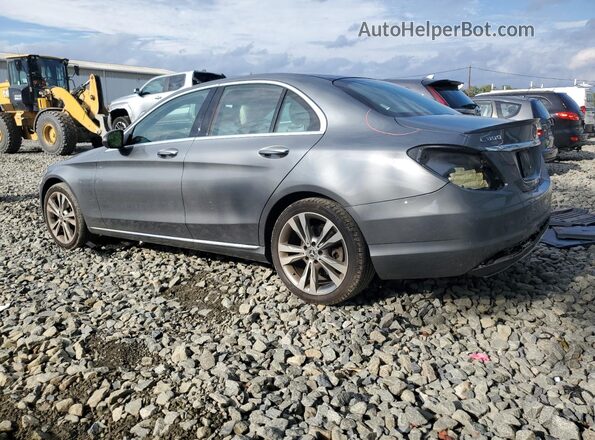 WDDWF4KB0JR413022 2018 MERCEDES-BENZ C Gray 