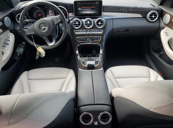 WDDWF4KB0JR413022 2018 MERCEDES-BENZ C Gray 
