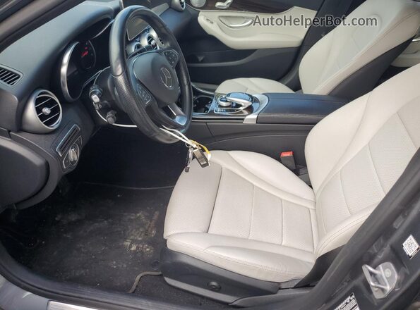 WDDWF4KB0JR413022 2018 MERCEDES-BENZ C Gray 
