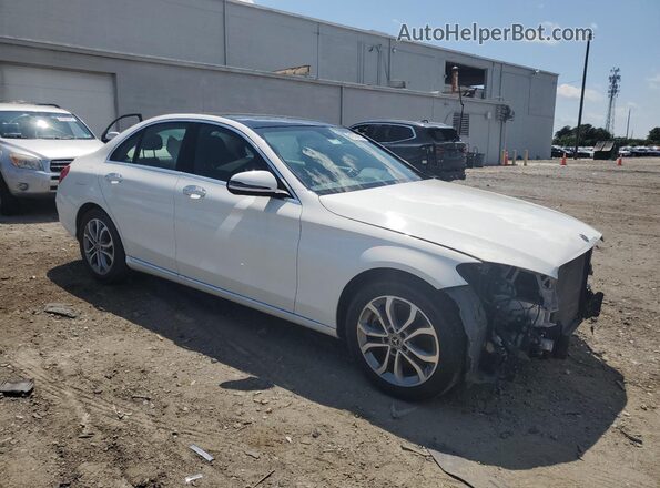 WDDWF4KB1JR341070 2018 MERCEDES-BENZ C White 