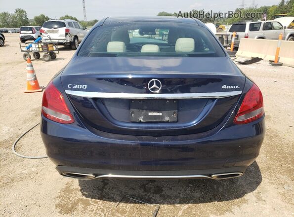 WDDWF4KB1JR343739 2018 MERCEDES-BENZ C Blue 