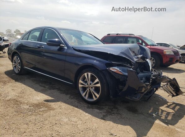 WDDWF4KB1JR343739 2018 MERCEDES-BENZ C Blue 