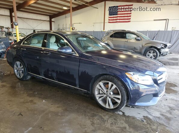 WDDWF4KB5JR395441 2018 MERCEDES-BENZ C Blue 
