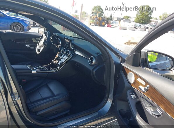 WDDWF4KB9JR397189 2018 MERCEDES-BENZ C-CLASS Gray 