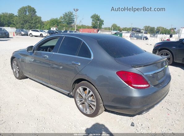 WDDWF4KB9JR397189 2018 MERCEDES-BENZ C-CLASS Gray 