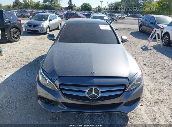 WDDWF4KB9JR397189 2018 MERCEDES-BENZ C-CLASS Gray 
