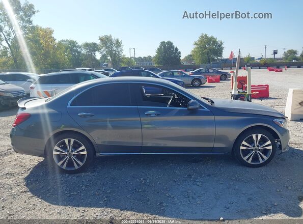 WDDWF4KB9JR397189 2018 MERCEDES-BENZ C-CLASS Gray 