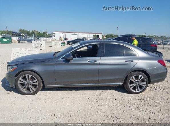 WDDWF4KB9JR397189 2018 MERCEDES-BENZ C-CLASS Gray 