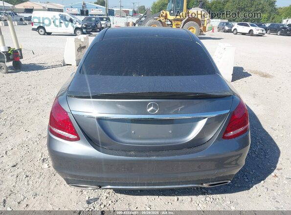 WDDWF4KB9JR397189 2018 MERCEDES-BENZ C-CLASS Gray 