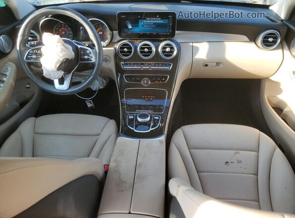 WDDWF8DB0LR533863 2020 MERCEDES-BENZ C Blue წინა პანელის ხედი
