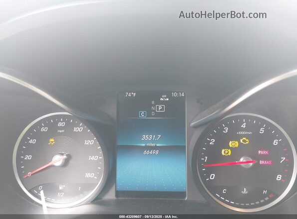 WDDWF8DB6LR549274 2020 MERCEDES-BENZ C-CLASS White უკანა სავარძლების ხედი