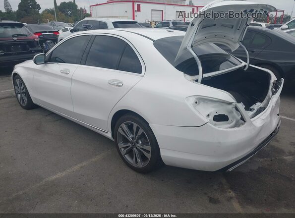 WDDWF8DB6LR549274 2020 MERCEDES-BENZ C-CLASS White უკანა მარცხენა