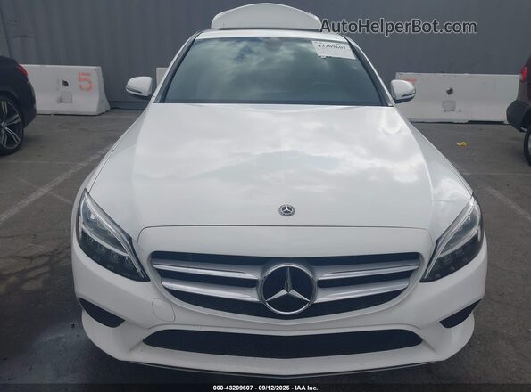 WDDWF8DB6LR549274 2020 MERCEDES-BENZ C-CLASS White უკანა სალონის ხედი