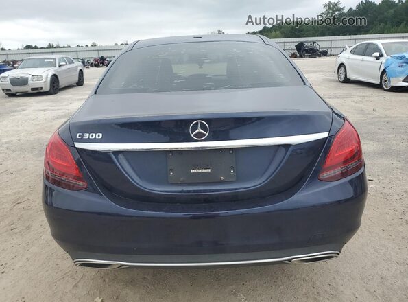 WDDWF8DB6LR558458 2020 MERCEDES-BENZ C Blue Widok z tyłu
